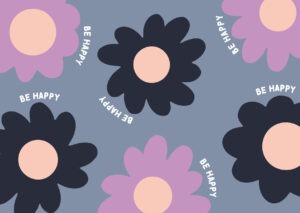 Ansichtkaart Be Happy