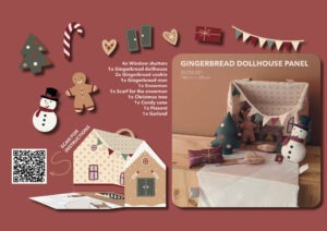 5703 - Gingerbread House Panel - online