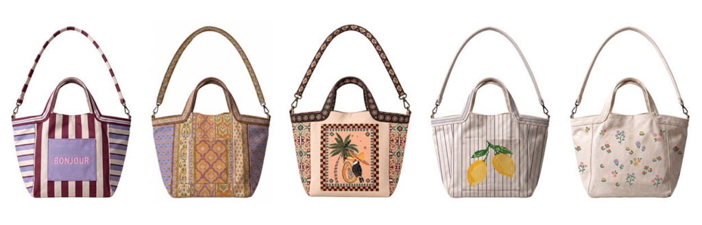 Poppy Reversible bags
